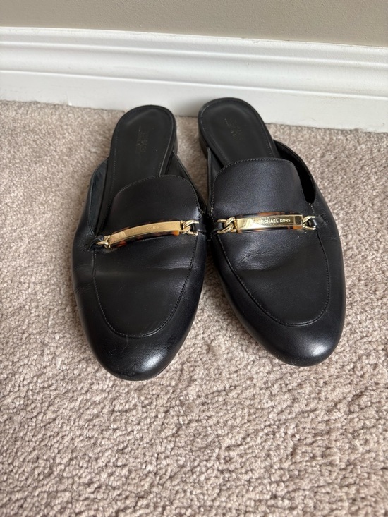 Michael Kors Shoes - Womens 9.5 Michael Kors Open Back Slip on Loafers